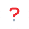 Red question icon